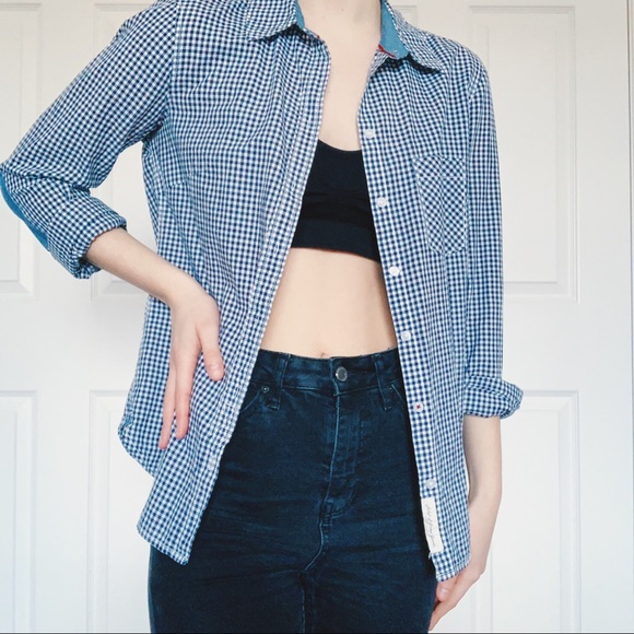 Plaid dress/oxford shirt - Picture 4 of 4